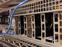 Bitcoin and Ethereum mining operation with backup generator power