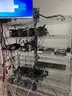 Bitcoin and Ethereum mining operation with backup generator power