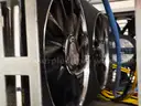 Bitcoin and Ethereum mining operation with backup generator power