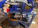 Bitcoin and Ethereum mining operation with backup generator power