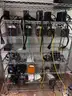 Bitcoin and Ethereum mining operation with backup generator power