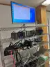 Bitcoin and Ethereum mining operation with backup generator power