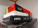 Bitcoin and Ethereum mining operation with backup generator power