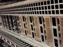 Bitcoin and Ethereum mining operation with backup generator power