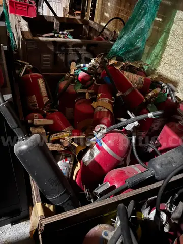 100&#x27;S OF FIRE EXTINGUISHERS