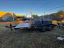 NEW DUAL TANK FUEL TRAILER HEAVY AXLES
