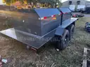 NEW DUAL TANK FUEL TRAILER HEAVY AXLES