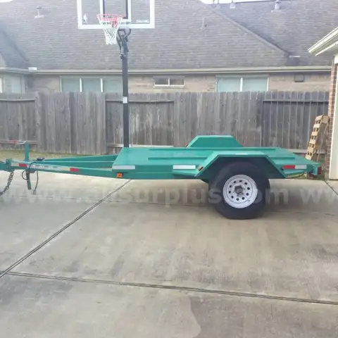 SIX LUG EQUIPMENT GENERATOR TRAILER 3000 POUND 9 FT