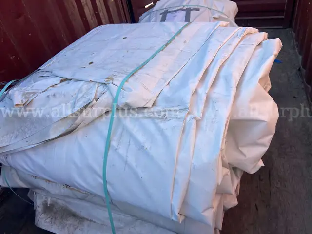 (10) ea. Lot of Commercial Aztec Fire-Rated Tent Canopies Various sizes