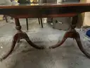 FINE DINING TABLE WITH 4 CAPTAIN VELVET CHAIRS