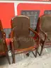 FINE DINING TABLE WITH 4 CAPTAIN VELVET CHAIRS