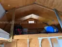 10x20 PORTABLE STORAGE BUILDING ON SKIDS