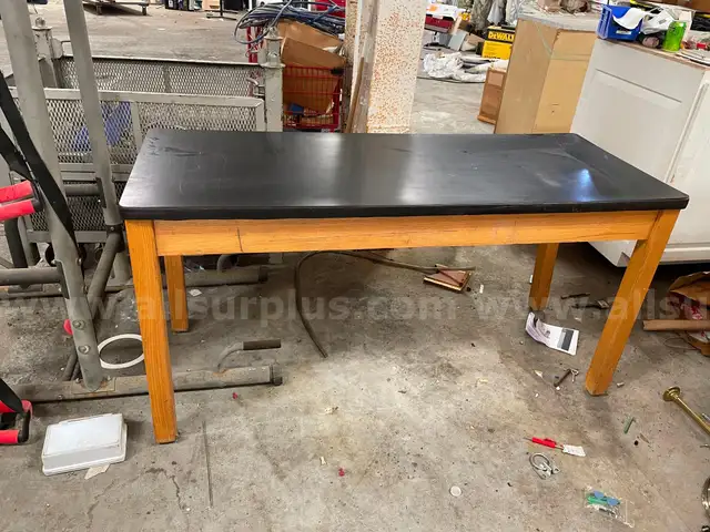 (7) Wooden tables 24"x25"x30"