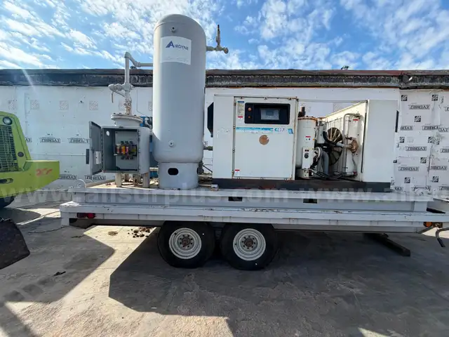 HUGE MOBILE AIR COMPRESSOR WITH TRAILER