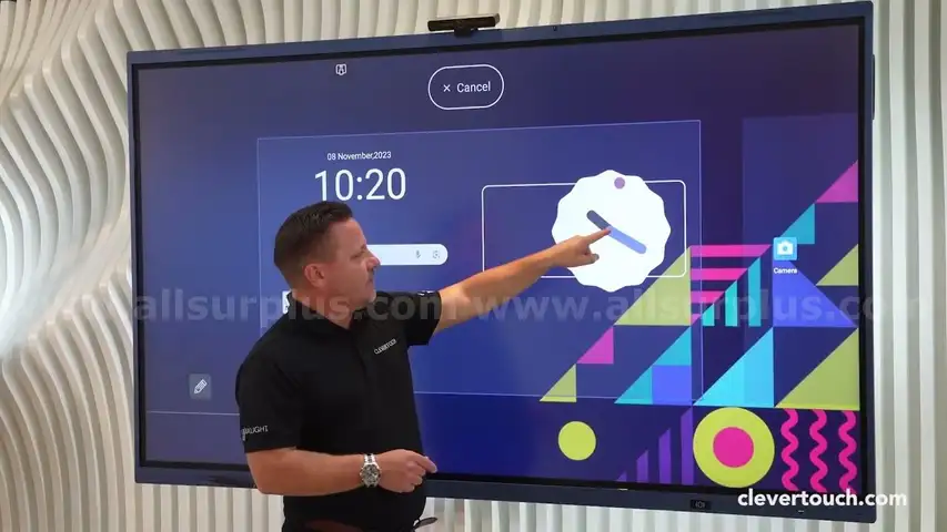 65&#x22; Interactive Display Clevertouch Lux for Enterprise 65 Interactive Display