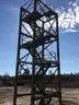 2 LARGE approx. 34&#x27;x12&#x27;6&#x22;x8&#x27; SOLID STEEL STAIR TOWERS