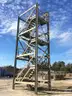 2 LARGE approx. 34&#x27;x12&#x27;6&#x22;x8&#x27; SOLID STEEL STAIR TOWERS