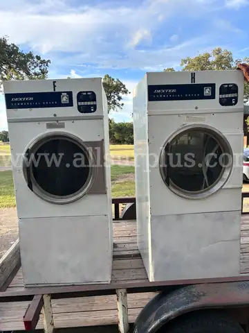 DEXTER COMMERCIAL WASHER AND DRYER