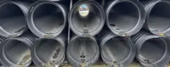 HDPE pipe (high-density polyethylene pipe),&#xA0;corrugated drainage pipe - 10pc Lot (24&#x22;dia x 20&#x27; long)