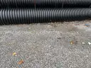 HDPE pipe (high-density polyethylene pipe), corrugated drainage pipe - 10pc Lot (24"dia x 20' long)
