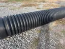 HDPE pipe (high-density polyethylene pipe), corrugated drainage pipe - 10pc Lot (24"dia x 20' long)