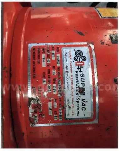 SUPER VAC ELECTRICAL FAN 110V