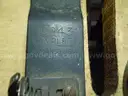 Vintage  sewing machine with table. Table has foot and knee pedal