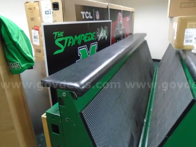 6 Mobile LED Backlite Courtside Basketball Tables