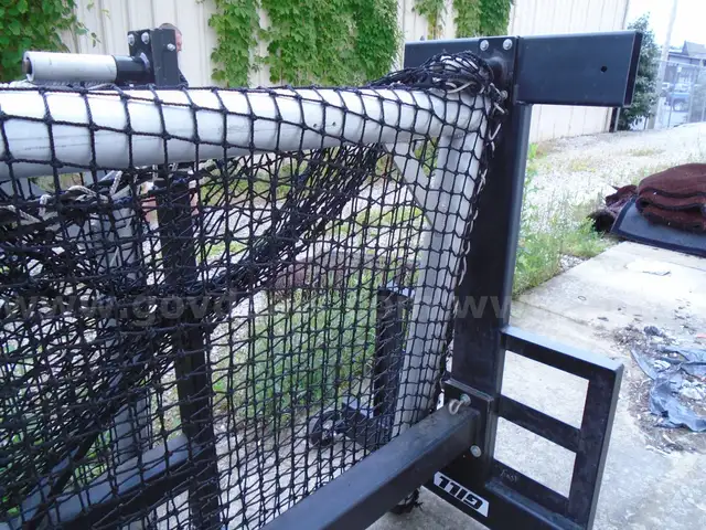 Track and field throwers cage.
