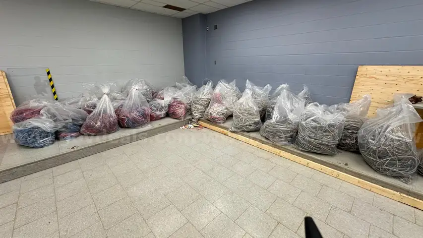 Used Assorted Electrical Wires (LOT of 56 bags)