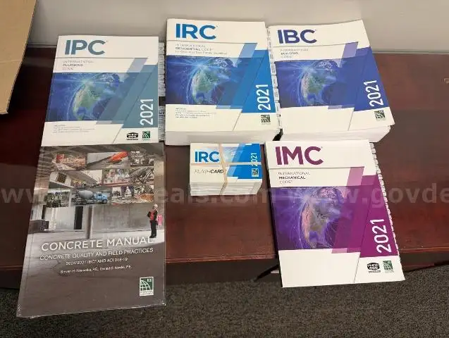 2021 International Code Books