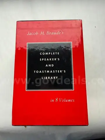Complete Speakers and Toastmasters Library Book Set