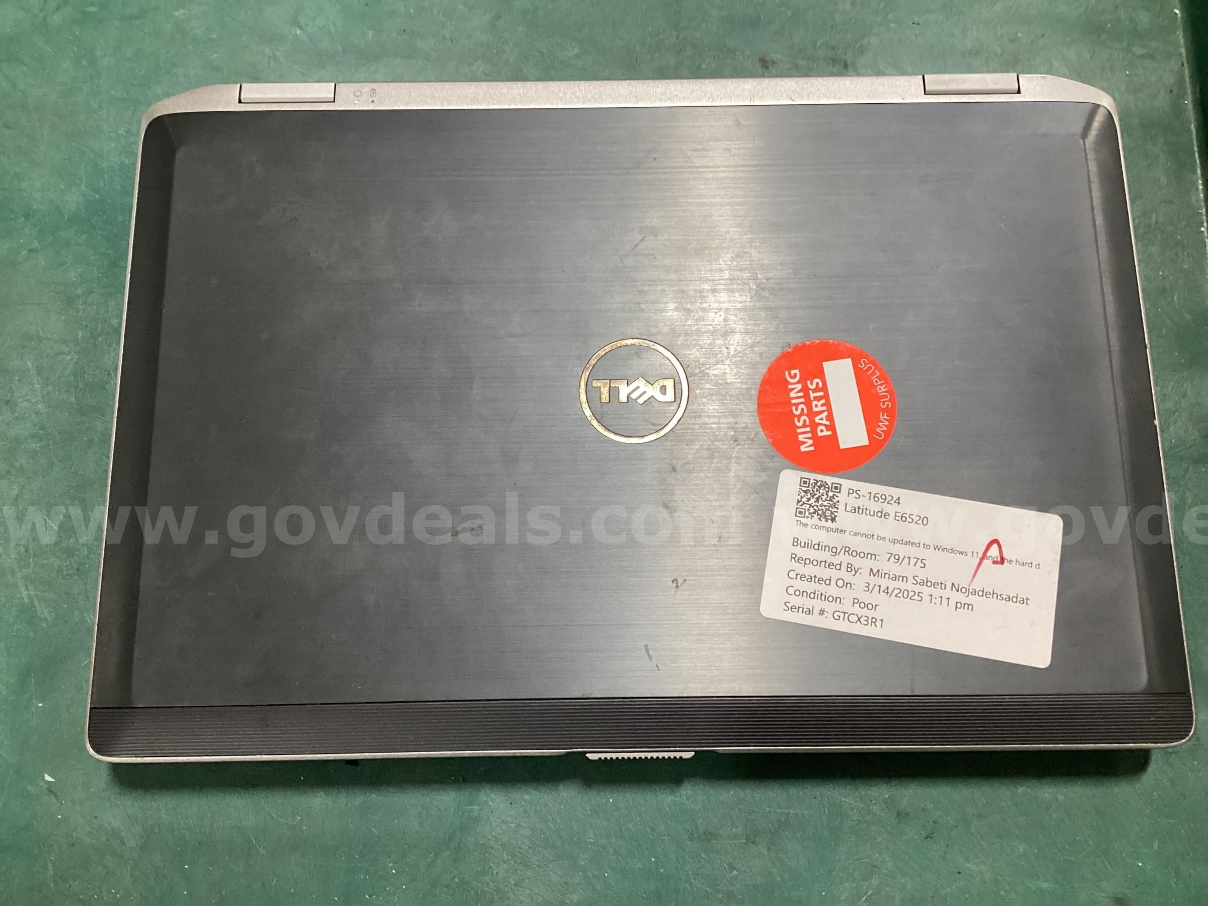 Dell Latitude E6520 Laptop | AllSurplus