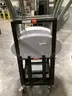 Three (3) Folding Cocktail Tables &#x26; Metal Cart