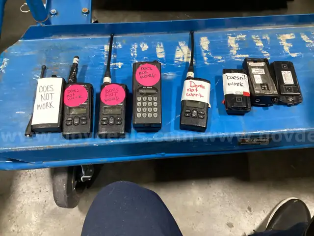 Lot of Motorolla Radios &#x26; Batteries