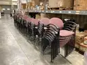 Lot of 59 Stacking Chairs