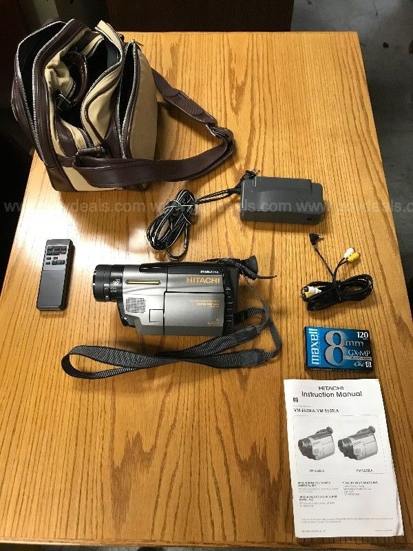 Hitachi Stable PIX 8mm Video Camcorder | GovDeals