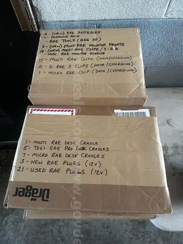 Lot of Assorted Gas Monitoring Equipment
