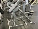 Lot 2 Squat Rack with Bench Seat &#x26; Lateral Pull Down Machine