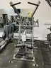 Lot 2 Squat Rack with Bench Seat &#x26; Lateral Pull Down Machine