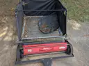 Set of 3 Connecting Parker Suburbanite (36&#x22;) 17 Cu Ft Commercial Lawn Sweepers w/ Mesh Bottom