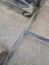 Set of 3 Connecting Parker Suburbanite (36&#x22;) 17 Cu Ft Commercial Lawn Sweepers w/ Mesh Bottom