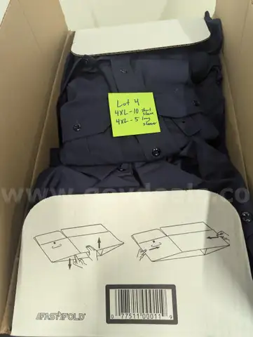 Lot 4 - Assorted Sizes of Short Sleeve and Long Sleeve BDU Shirts