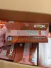Lot of 28 boxes of 10 Cassette Tapes - TDK Superior Normal Bias D90