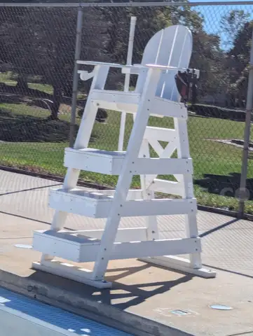 Set of 2 70&#x22; Tall Life Guard Chairs
