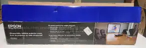 Epson ES1000 tabletop projection screen