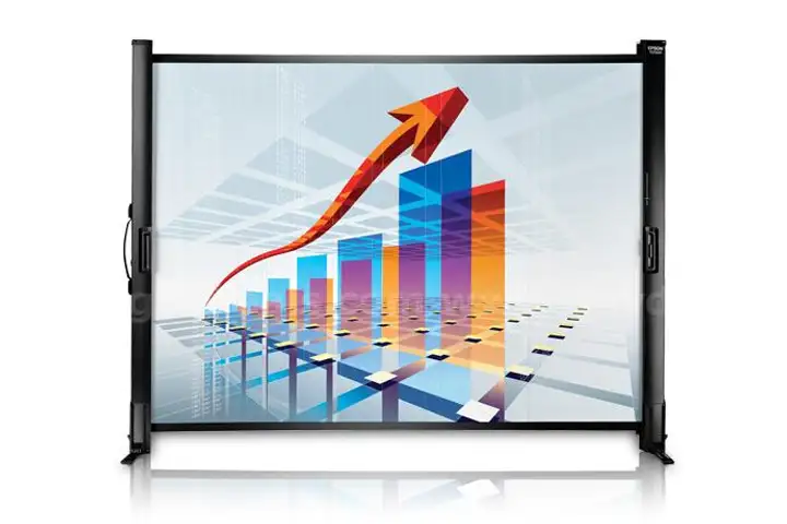 Epson ES1000 tabletop projection screen