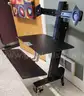 Ergotron WorkFit-S Dual Workstation with Worksurface and Keyboard Tray