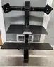Ergotron WorkFit-S Dual Workstation with Worksurface and Keyboard Tray
