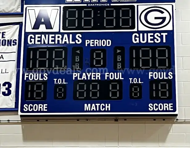 Indoor Scoreboard Set with controller.